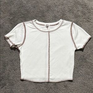 Garage Cropped Fitted T-Shirt
